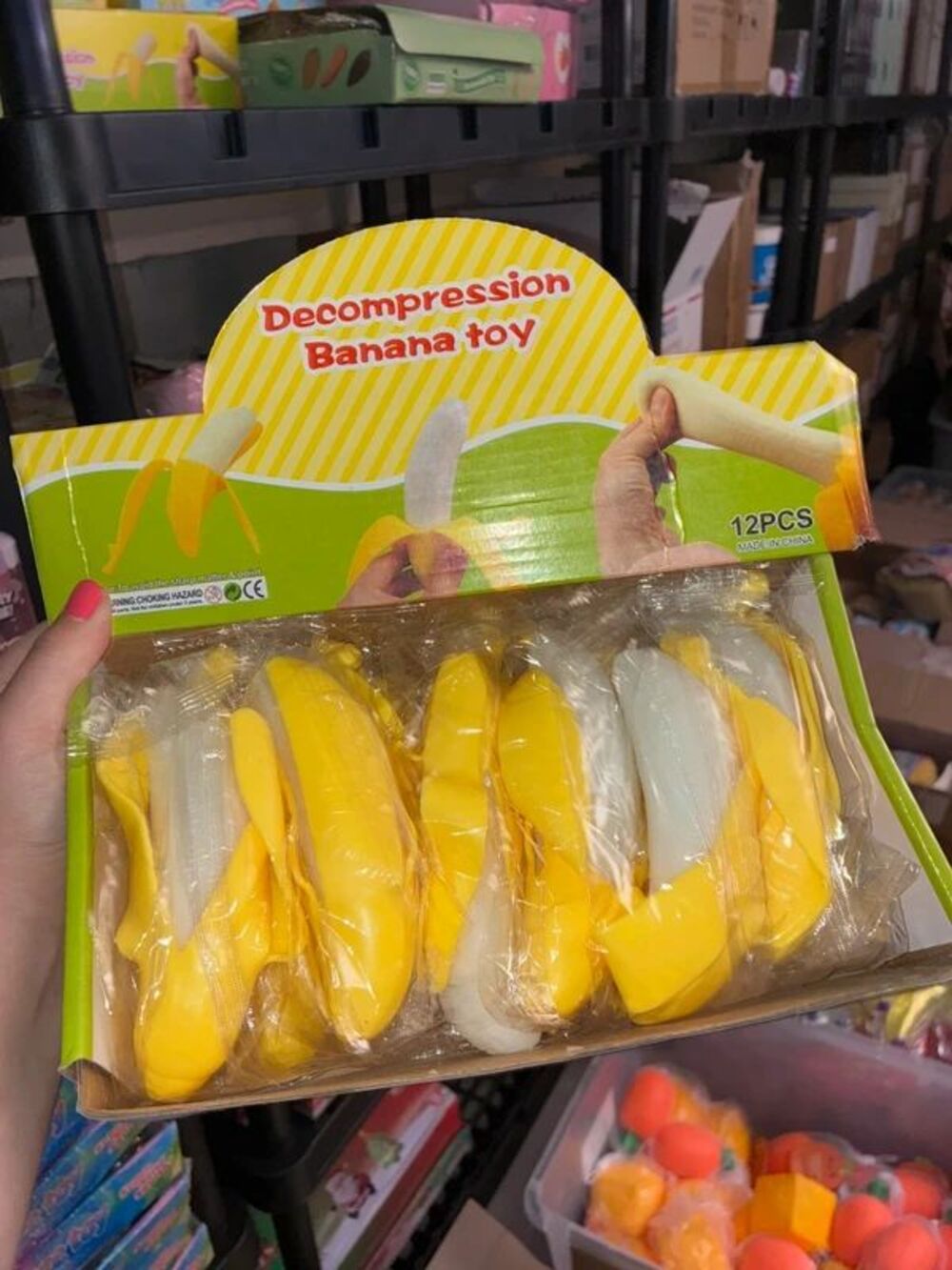 Peeled Banana Stretchy Squishy